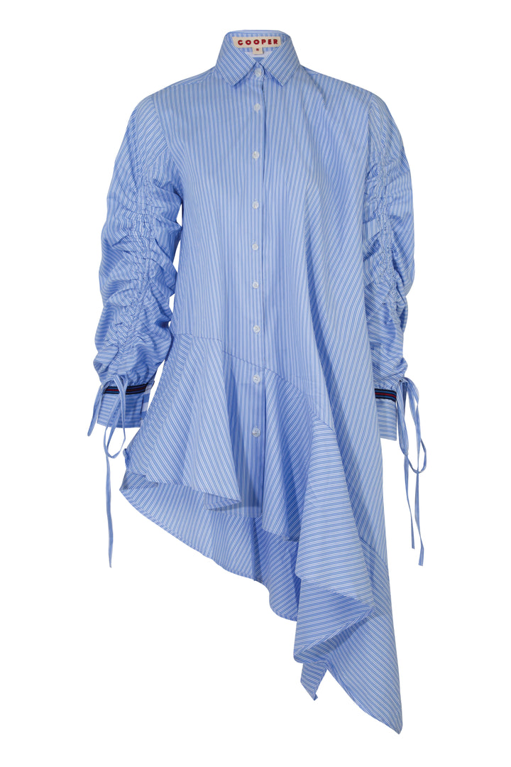 Let's Sleeve This Town - Blue Stripe - Cooper Size L