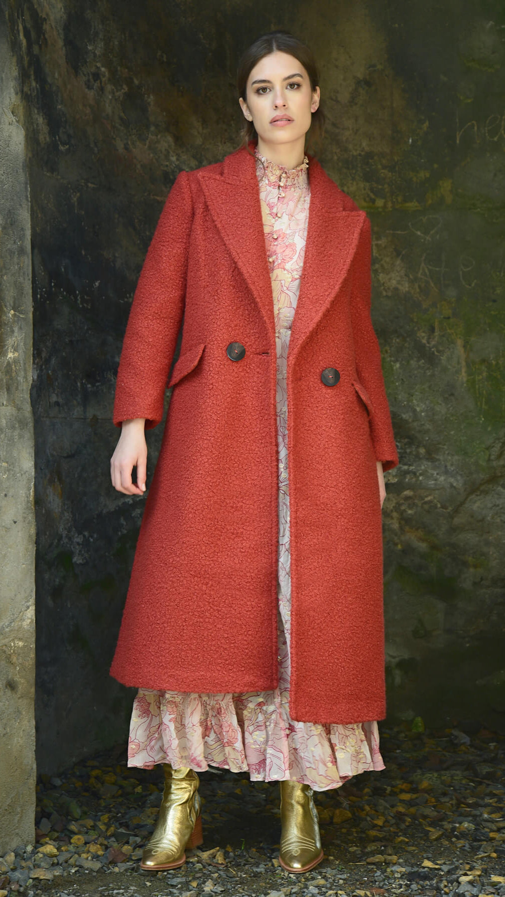Act The Coat - Rust Size 12