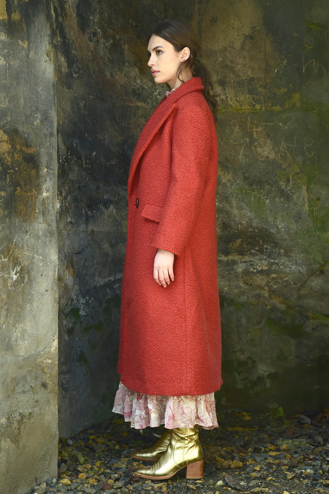 Act The Coat - Rust Size 12