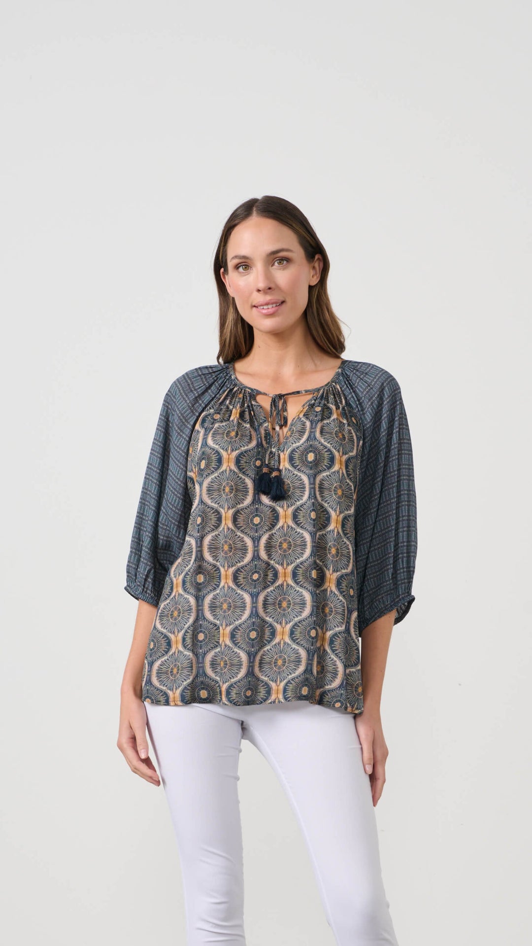 Kosmos Print Blouse