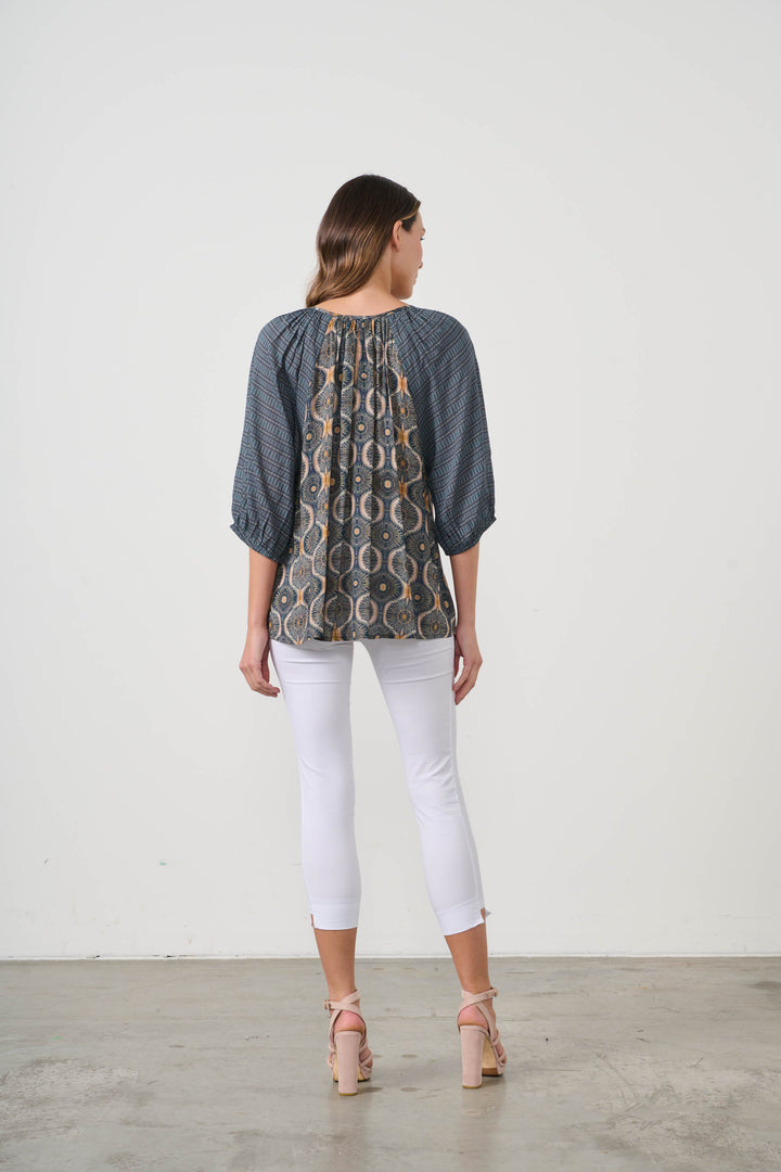 Kosmos Print Blouse