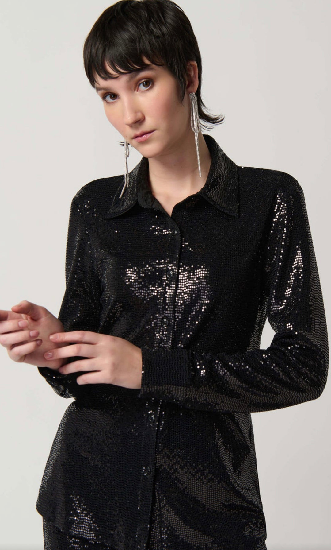 Bright Nights Button Down Blouse 234091 Size 16