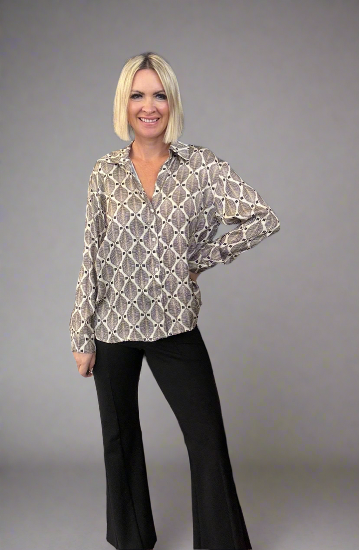 Bold Print Blouse - Palme