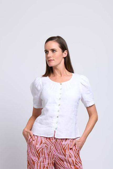 Good Tuck Shirt - White Size 12