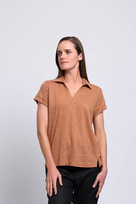 Feature Top - Ginger Size 12