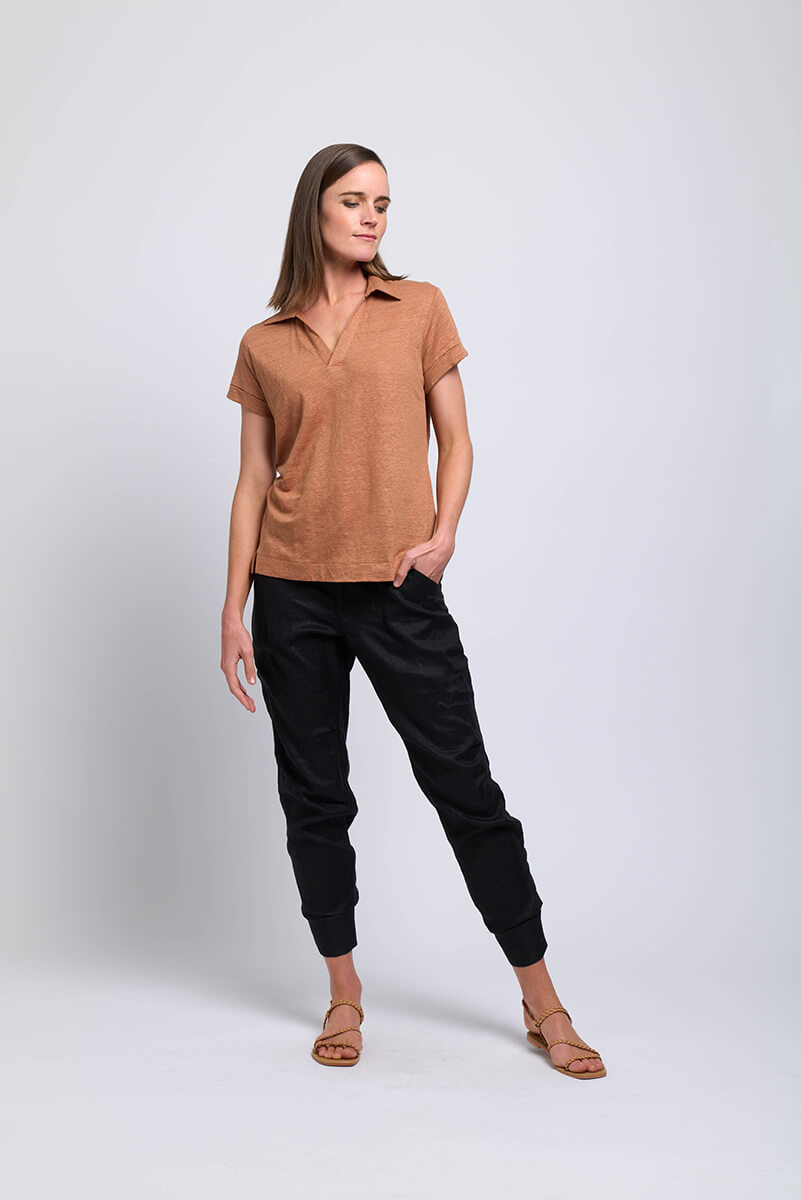 Feature Top - Ginger Size 12