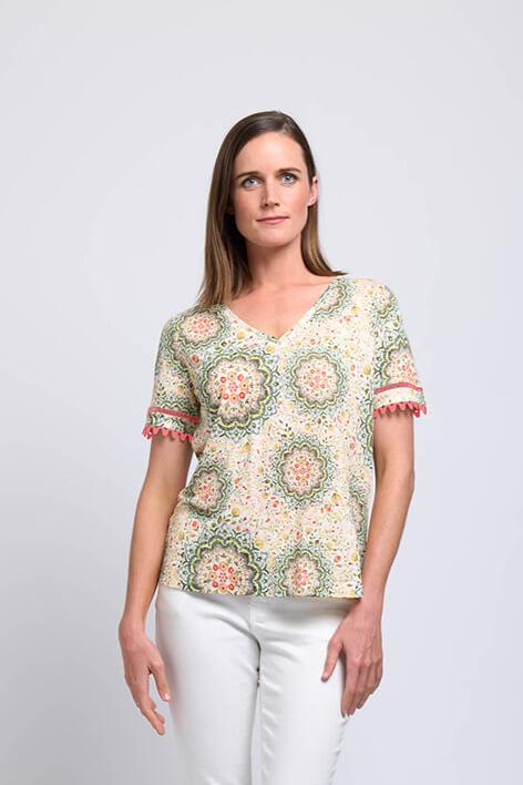 All The Trimmings Top - Mandala Size 12