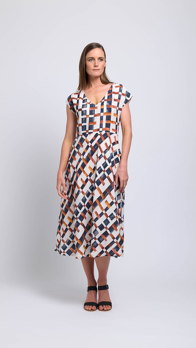 On A High Dress - Off The Grid Print