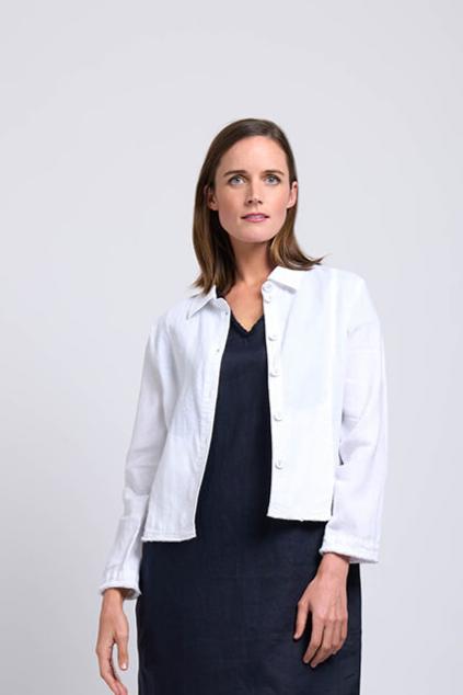 Fringe Benefits Jacket - White