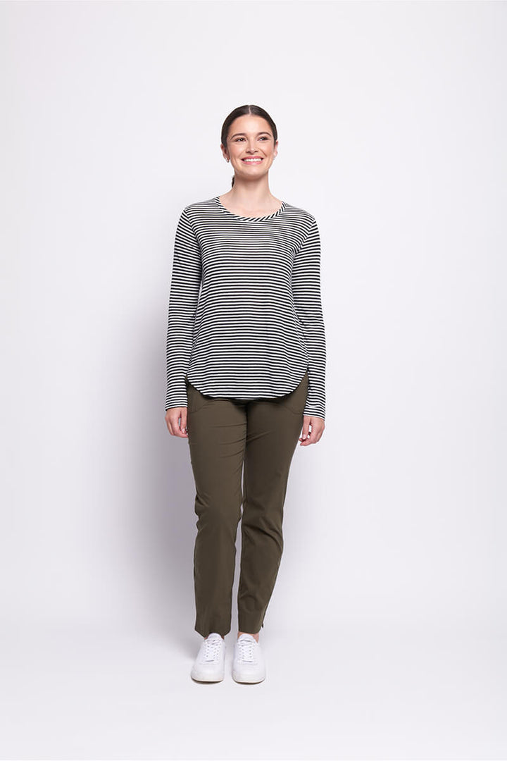 Long Slim Traeze Pant - Hunter Green Size 8