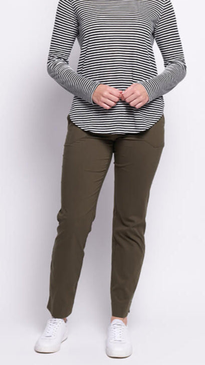 Long Slim Traeze Pant - Hunter Green Size 8