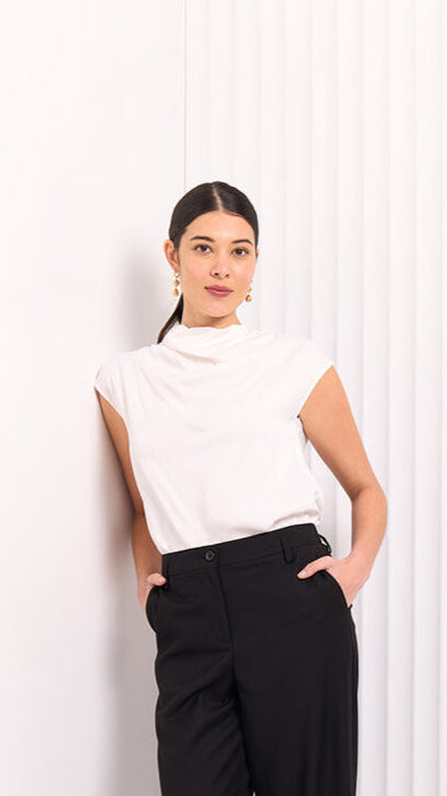 In The Spotlight Blouse - Ivory