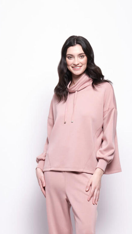 Suite Dreams Sweat Top - Dusky Pink
