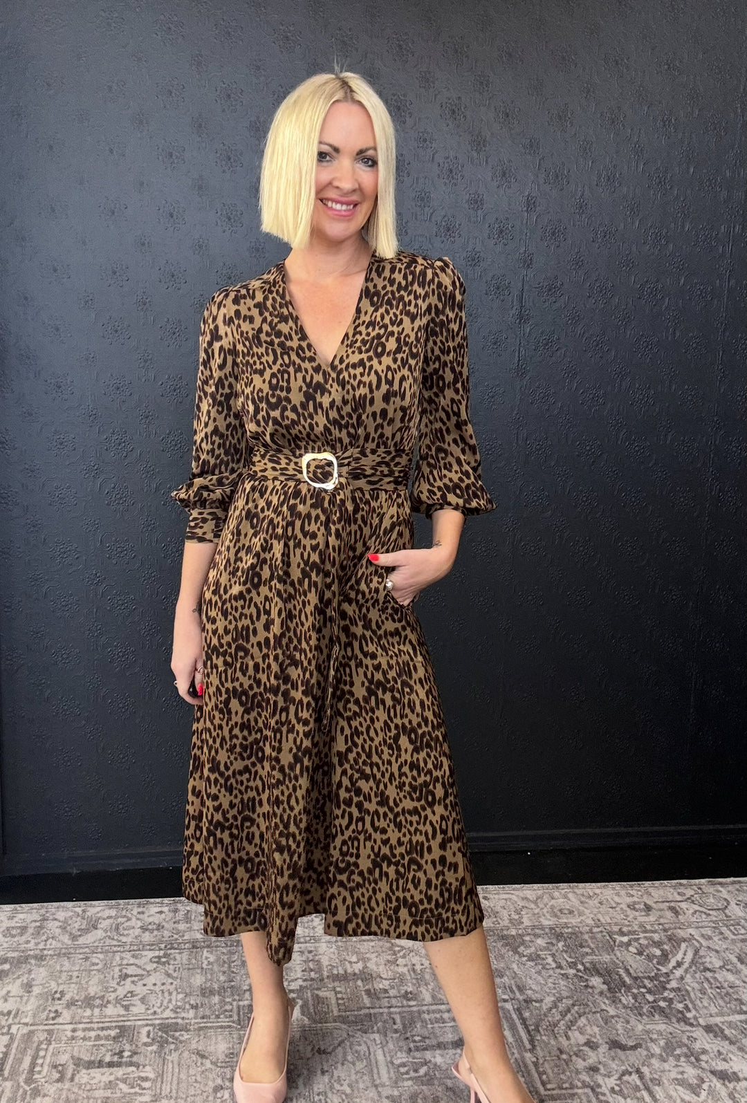 Bauchart Midi  Dress