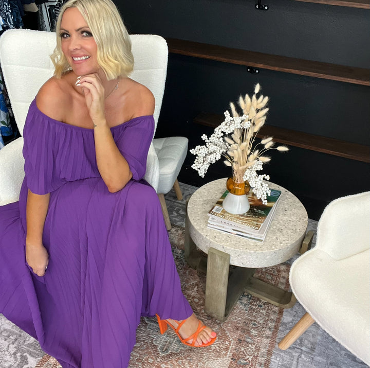 Hero Chiffon  Pleat Dress 242926 Size 10