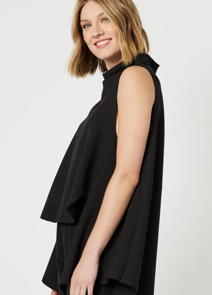 Cameron Layer Top - Black Size 16