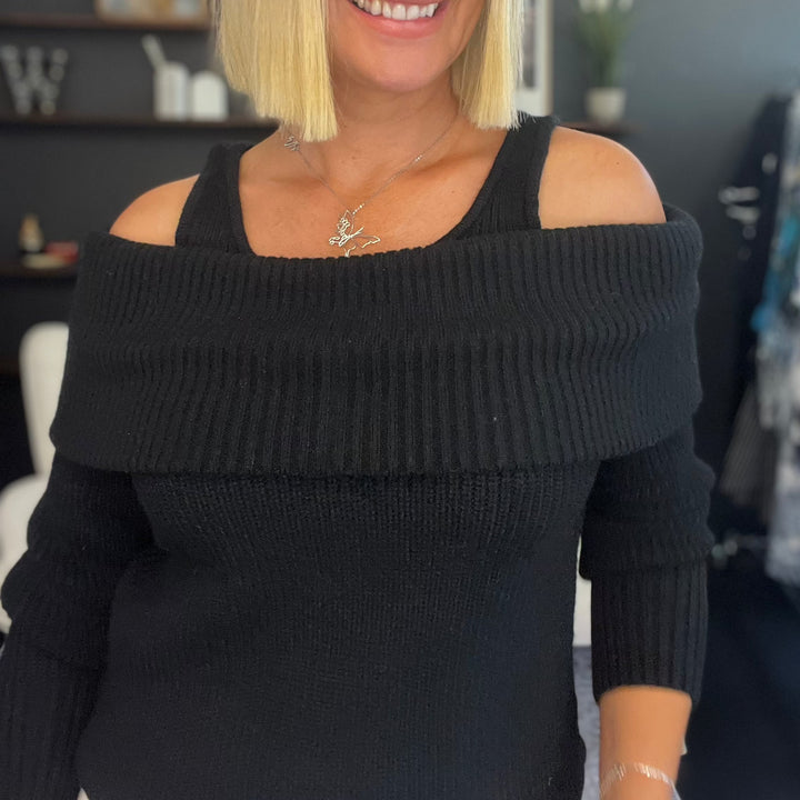 Charlotte Off the Shoulder Knit Size M
