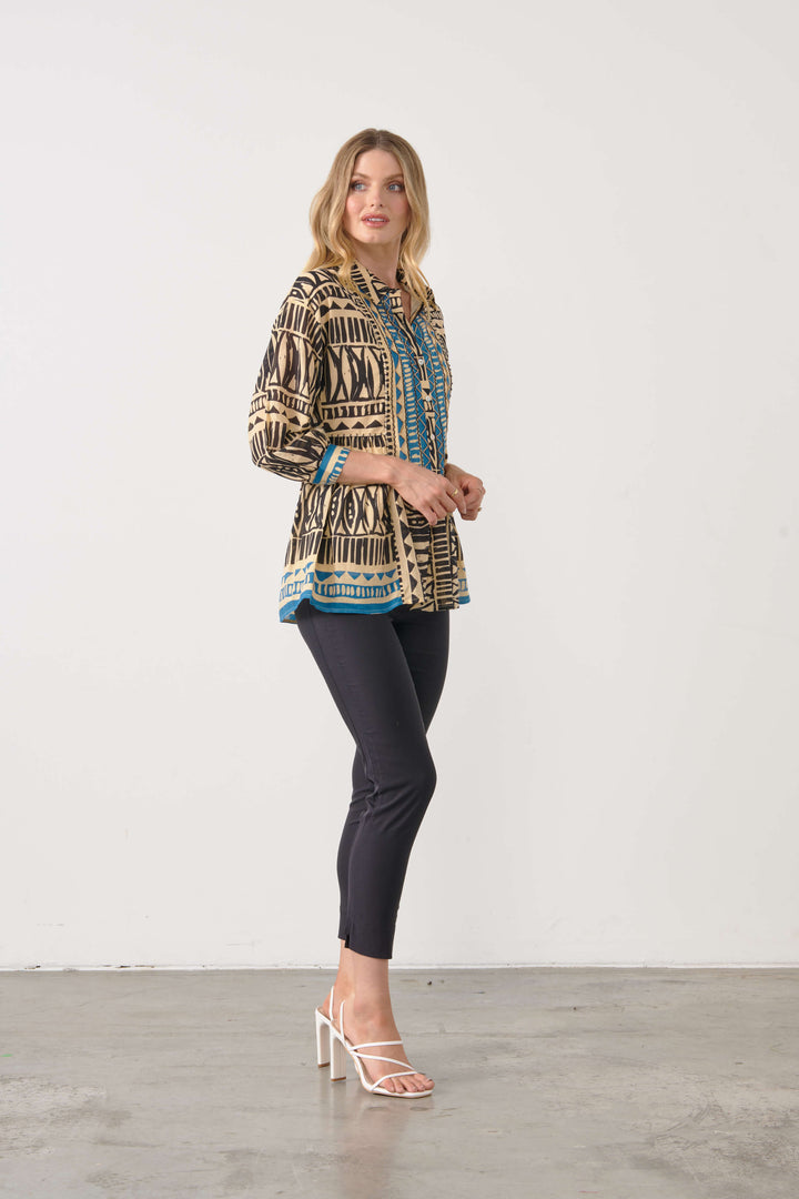 Beadwork Blouse Size L