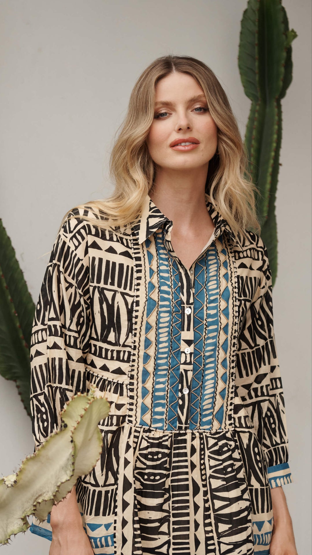 Beadwork Blouse Size L