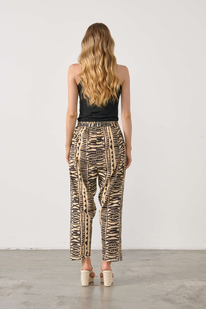 Printed Pants With Pockets Size 10