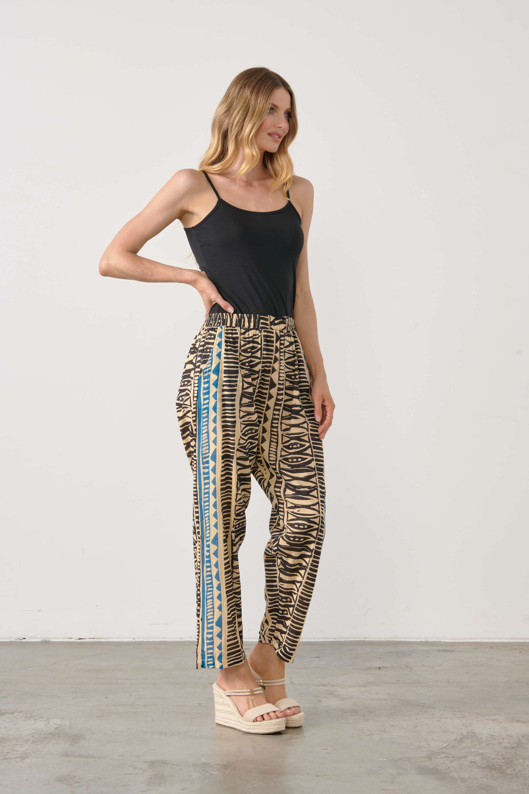 Printed Pants With Pockets Size 10