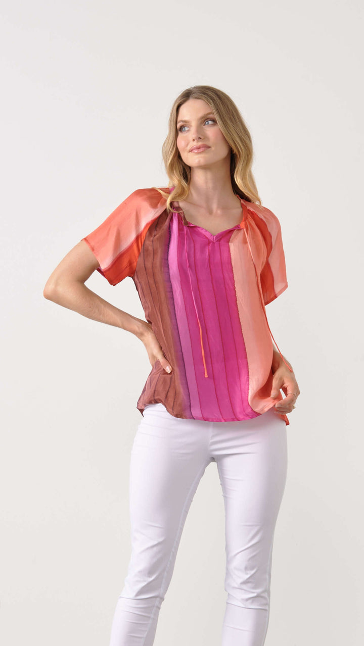 Gradient Print Blouse Size 10