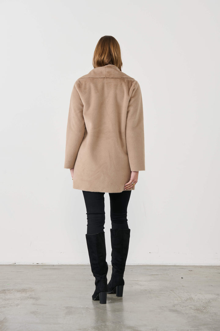 Lightweight Faux Fur Coat