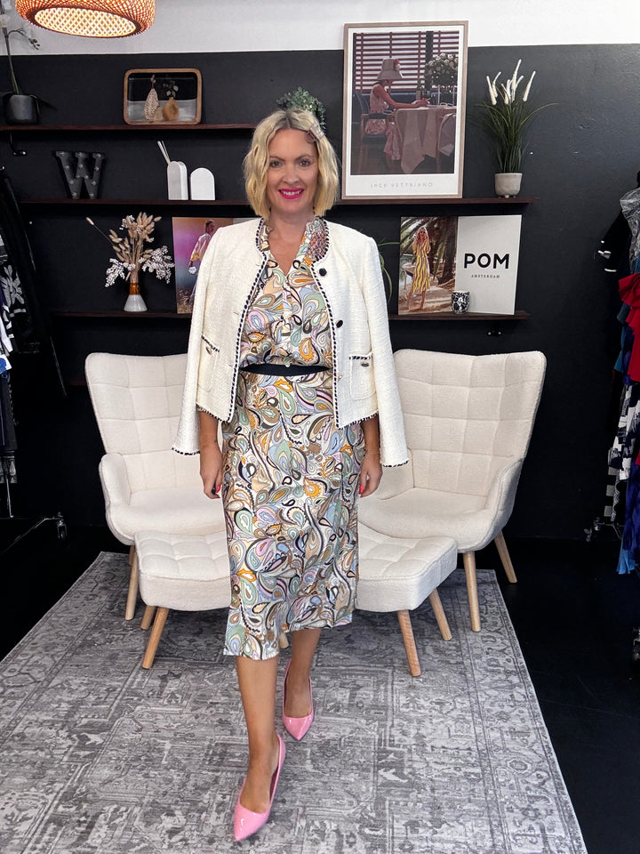 Detta Arzu Blouse  - Smoke Green Size 10