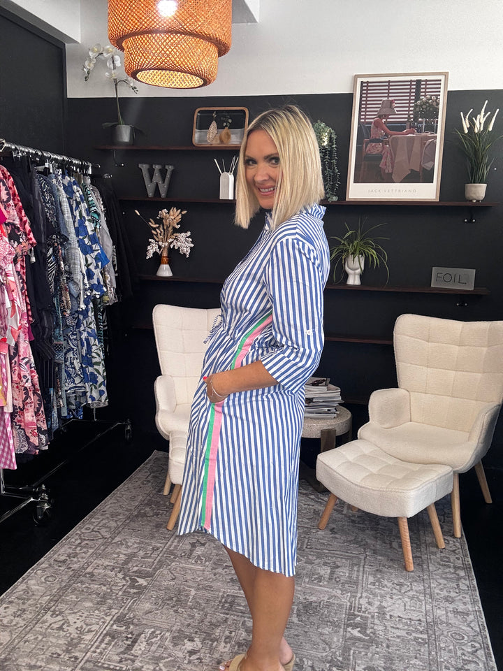 Summer Stripe Dress Size 10/12