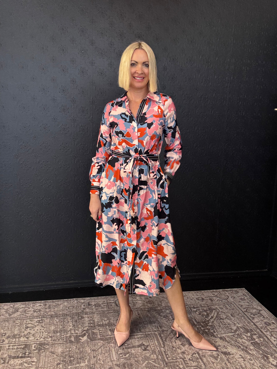 On The Shirt Dress - Neopolitan