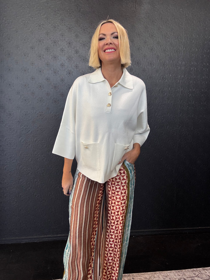 Zima Patch Print Pant