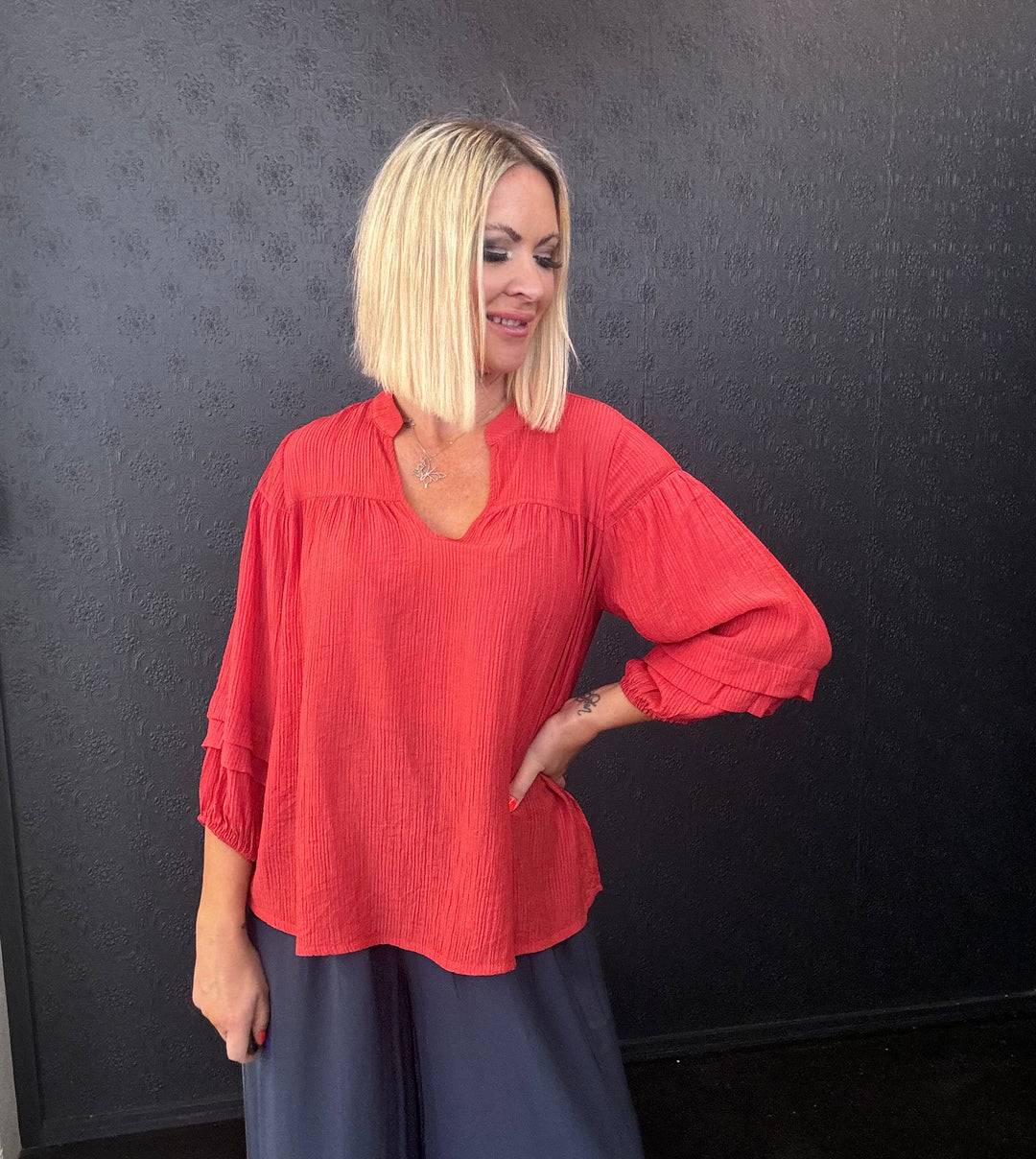 Chroma Blouse - Sienna