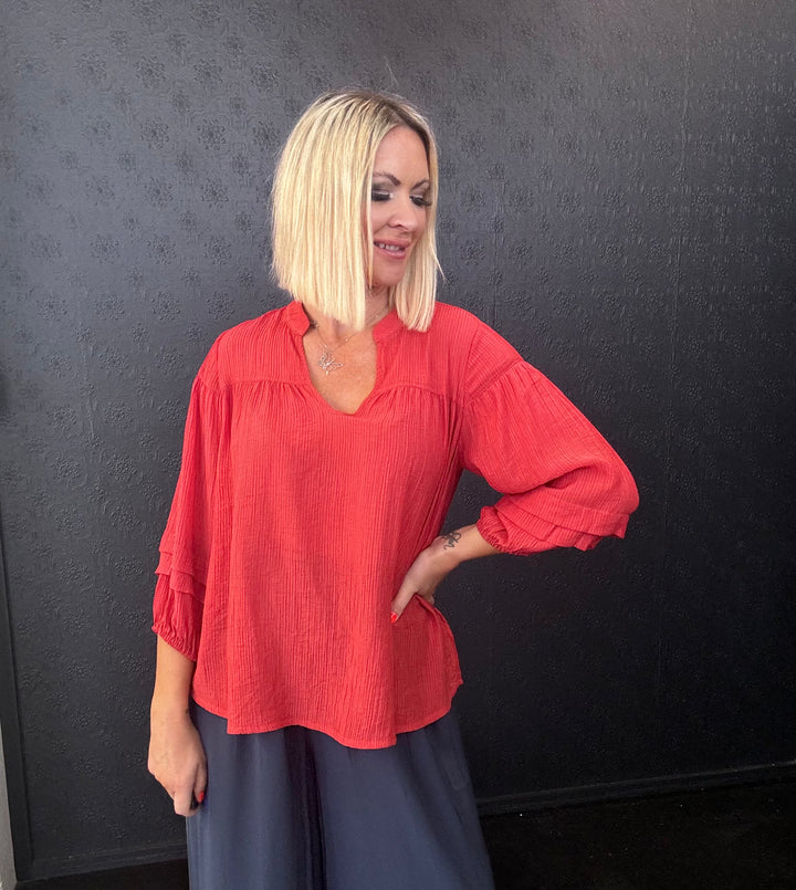 Chroma Blouse - Sienna