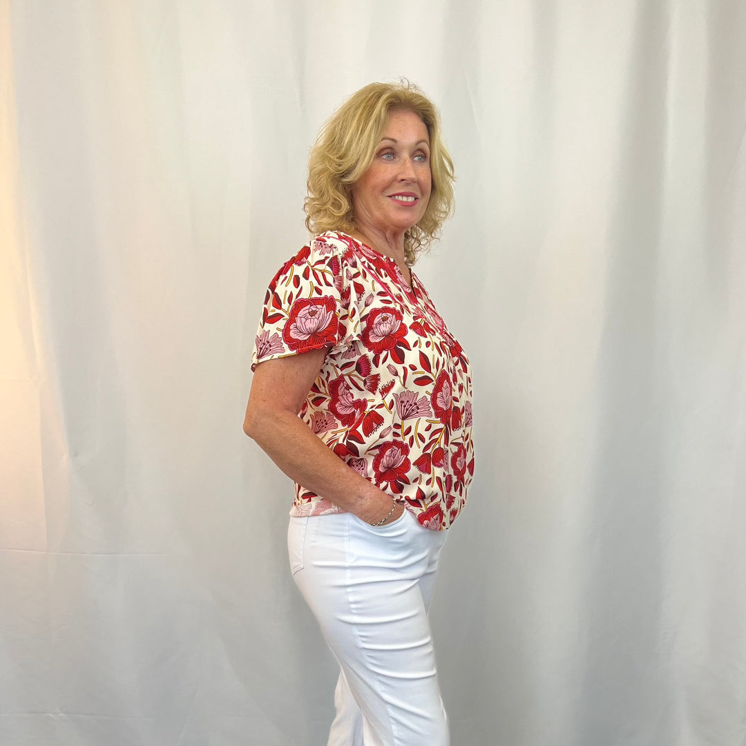 True Asset Top -  Rambling Rose Au8/10