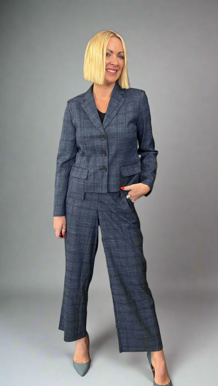 Match Maker Pant - Dark Blue Check
