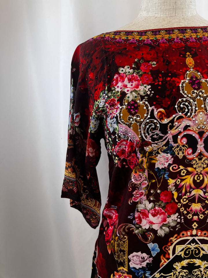 Jemma Top - Ruby Red Size S