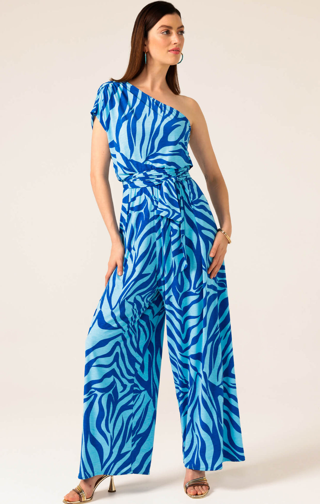 Queen Maxine Jumpsuit - Aqua Size 8