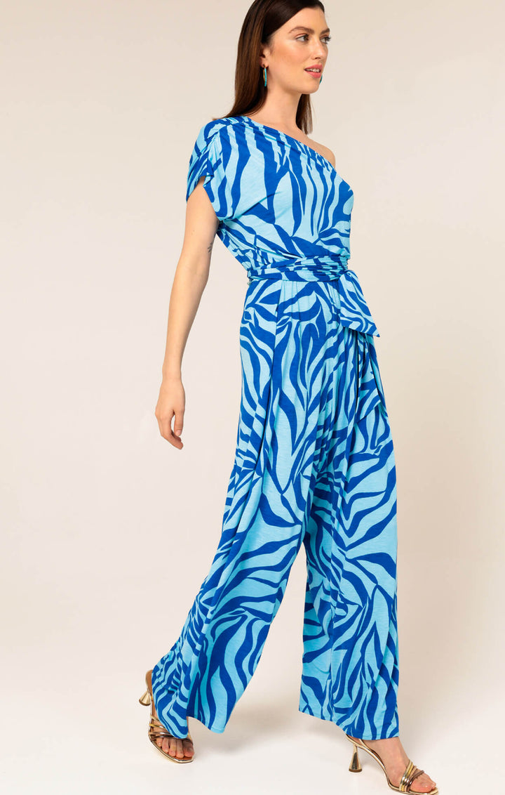Queen Maxine Jumpsuit - Aqua Size 8