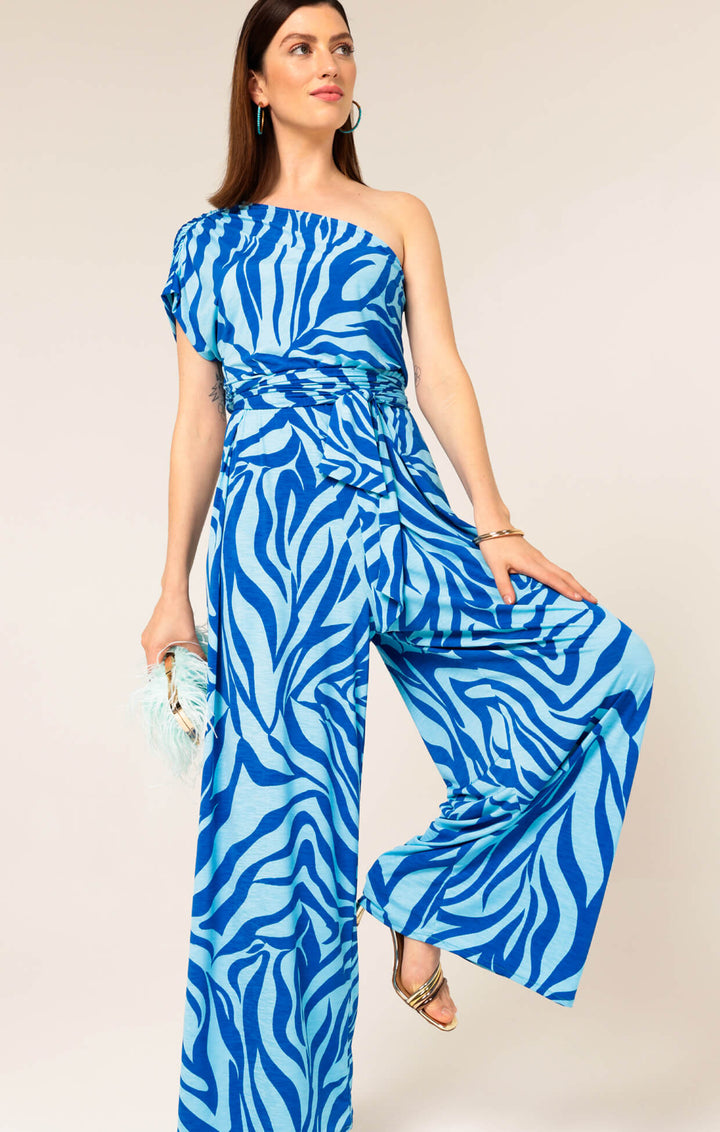 Queen Maxine Jumpsuit - Aqua Size 8