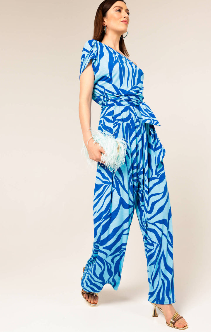 Queen Maxine Jumpsuit - Aqua Size 8