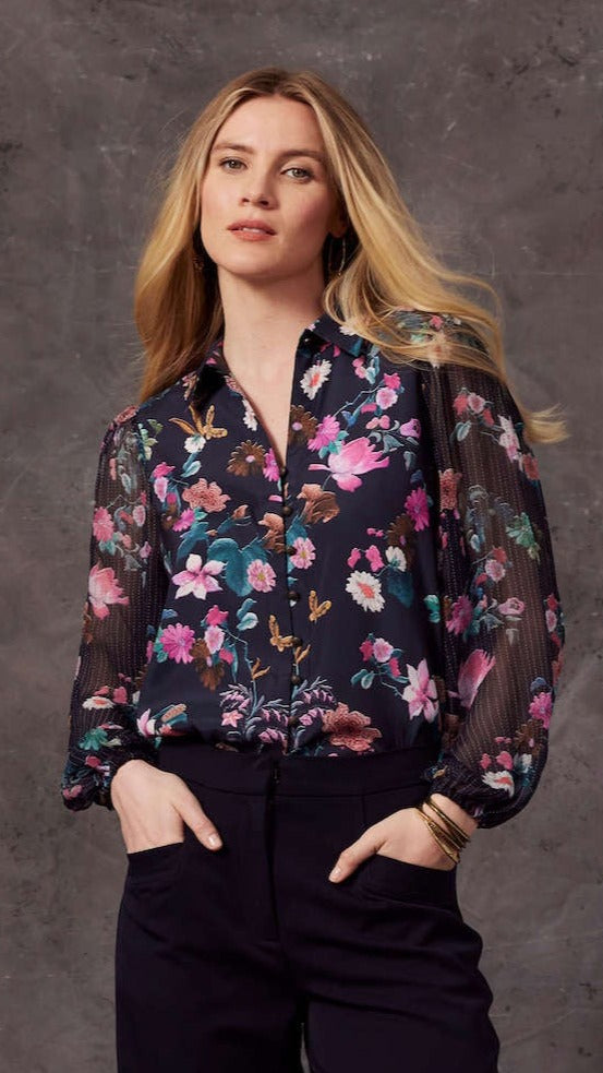 Paradise Shirt - Indigo Multi