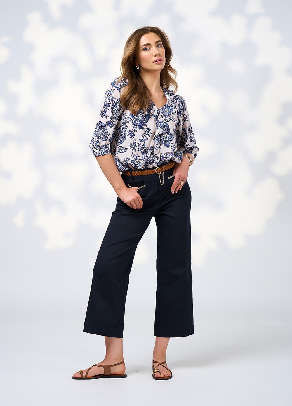 Indie Blouse - Bone Multi