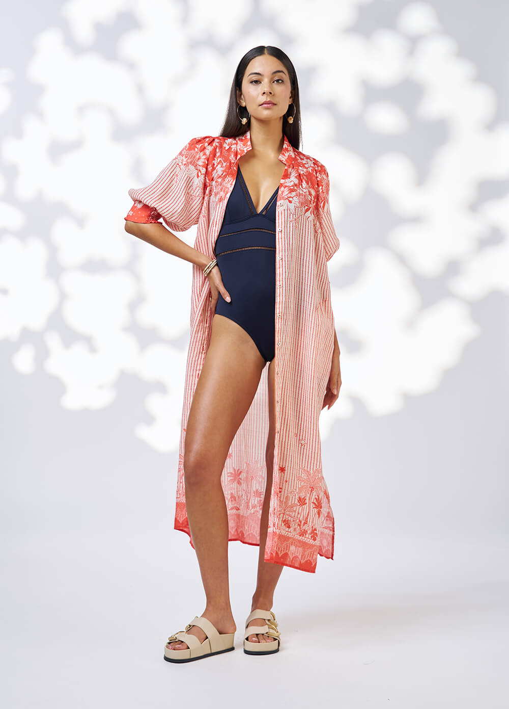 Xanthe Shirt Dress - Burnt Orange