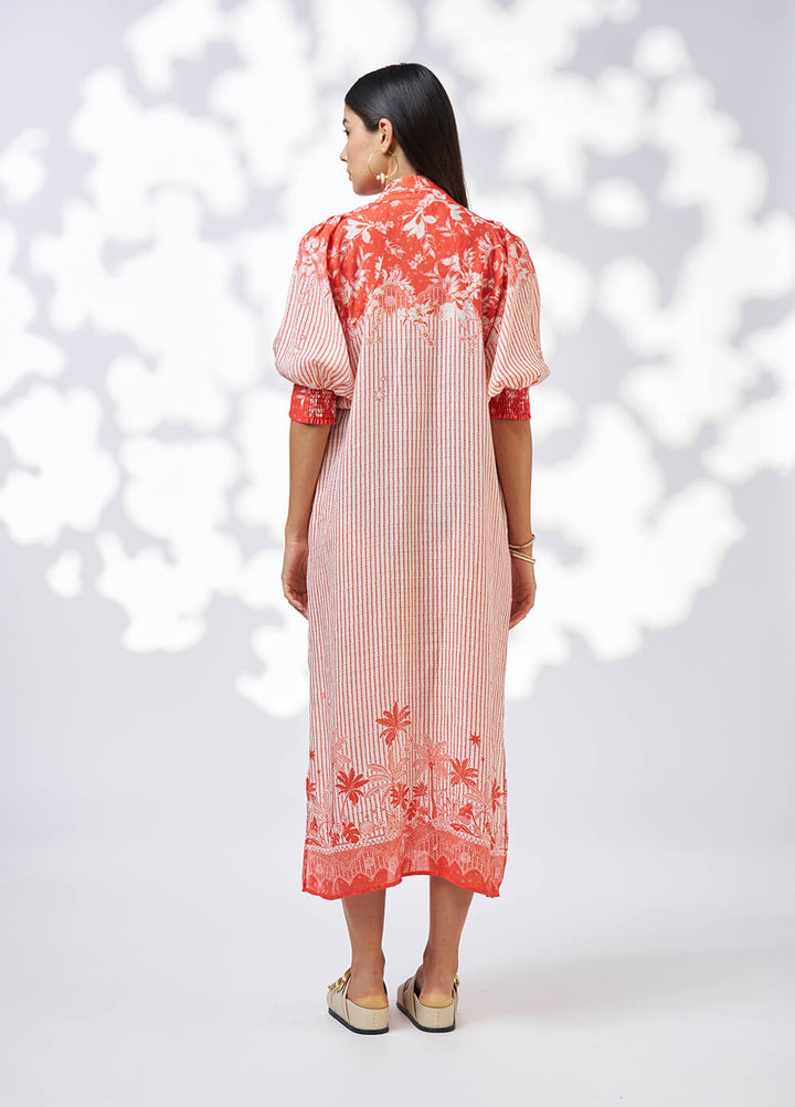 Xanthe Shirt Dress - Burnt Orange