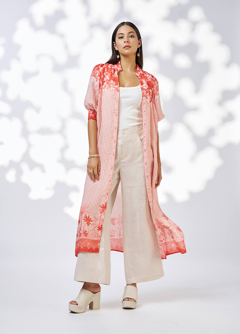 Xanthe Shirt Dress - Burnt Orange