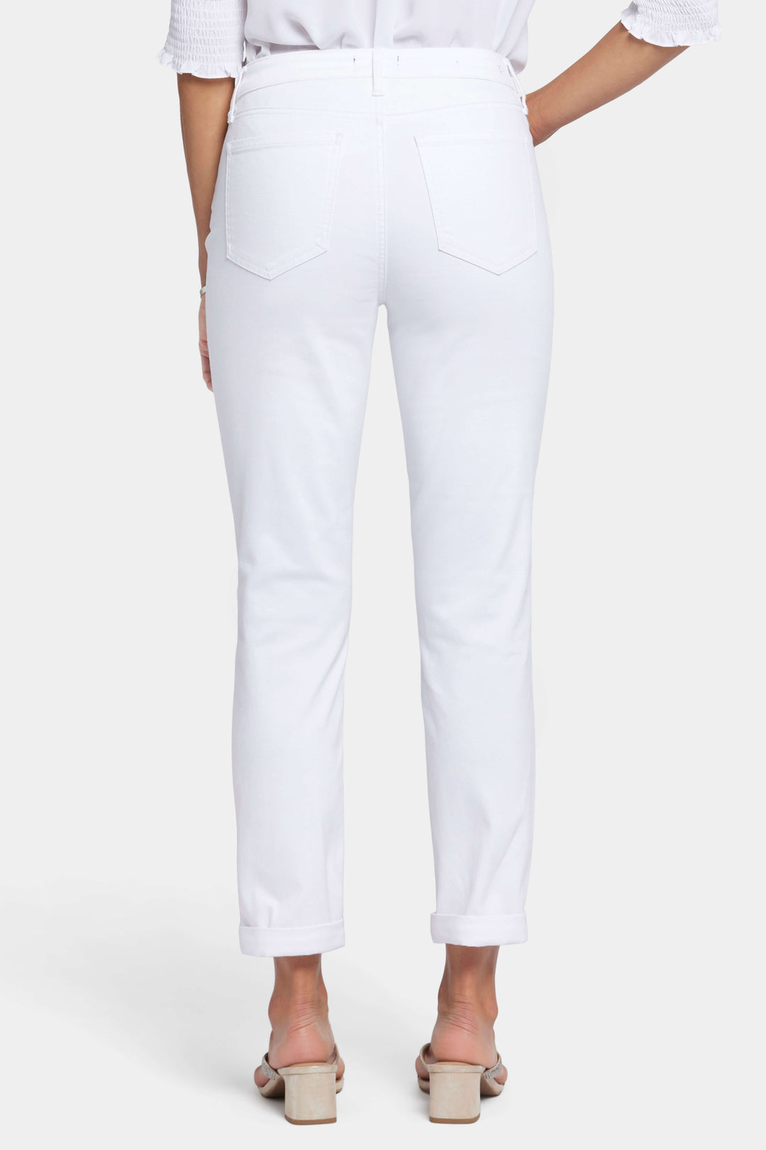 Margot Girlfriend Jean - Optic White Au14