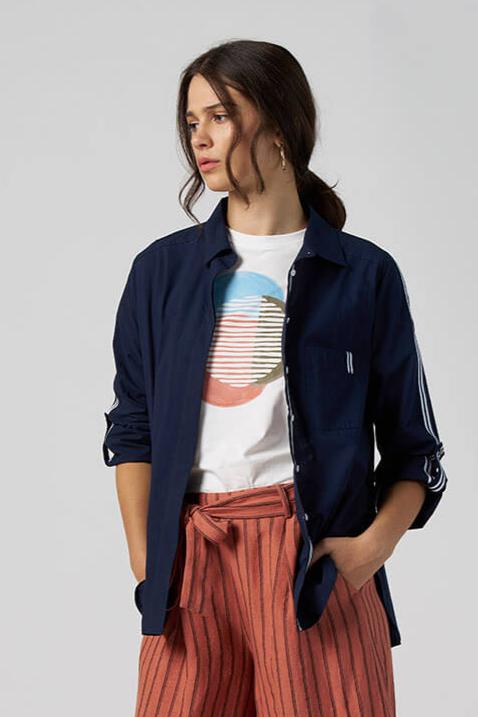 Maxine Mixed Media Shirt