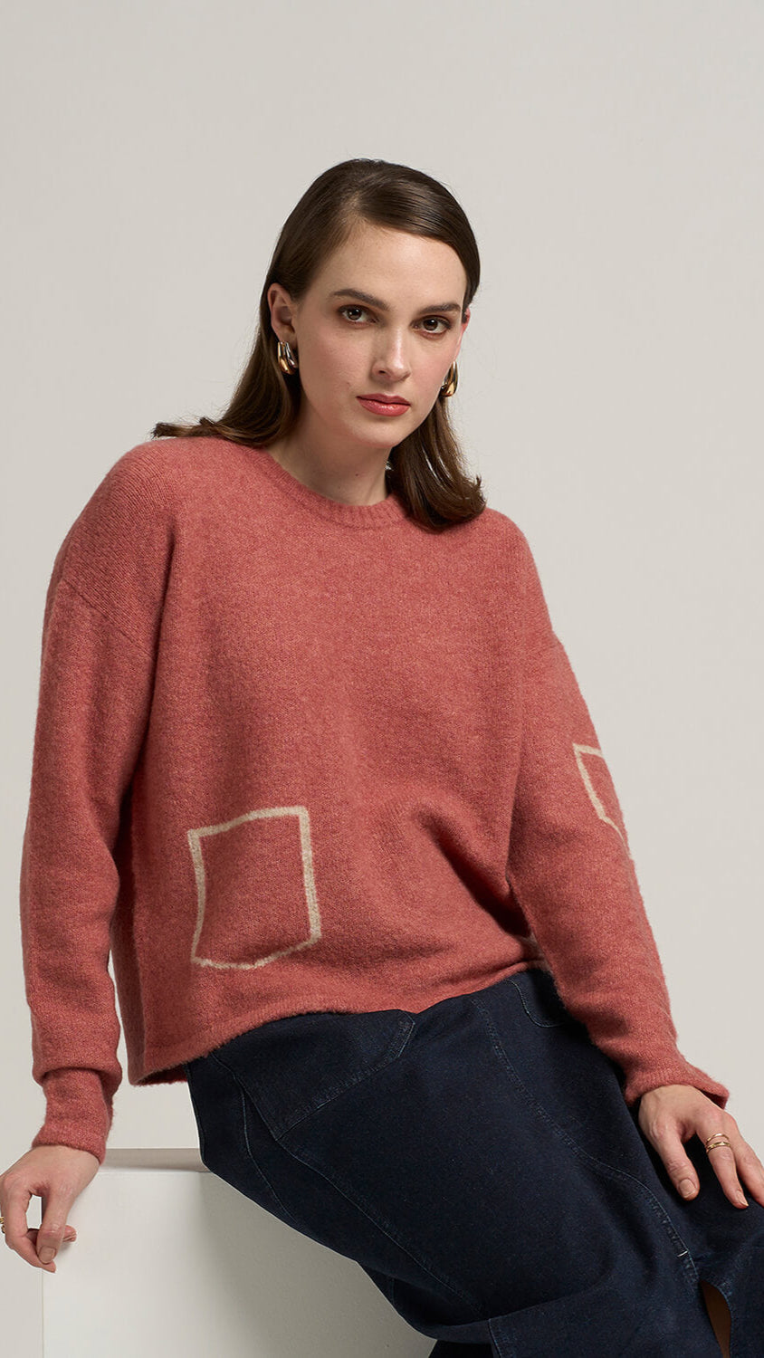 Pocket Money Sweater - Nectarine