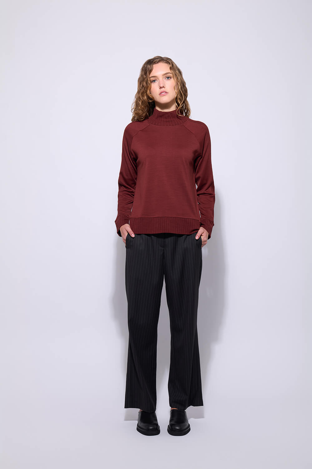 Back Story Jumper - Red Clay