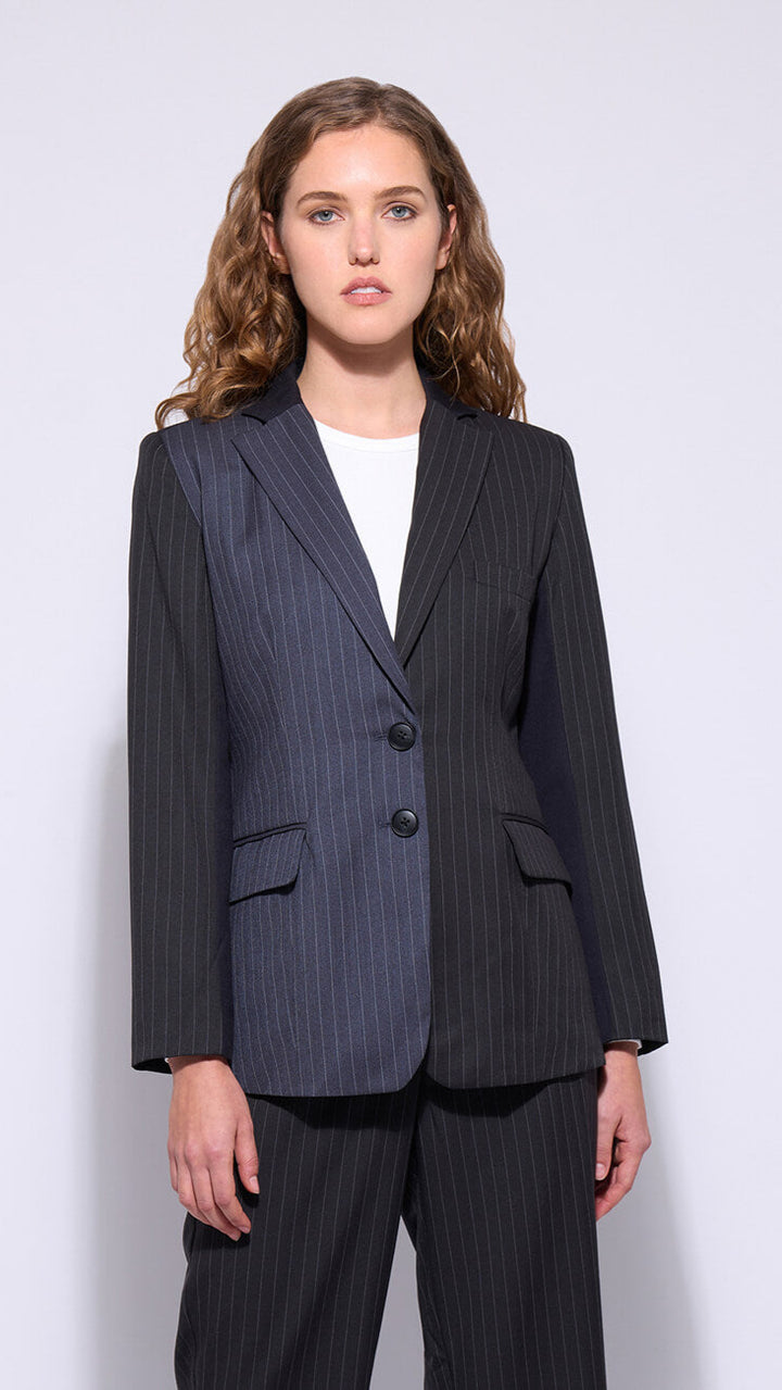 Hepburn Jacket - Grey/Black mix